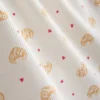 Painetut ribbineulotut pyjamat-shortsit