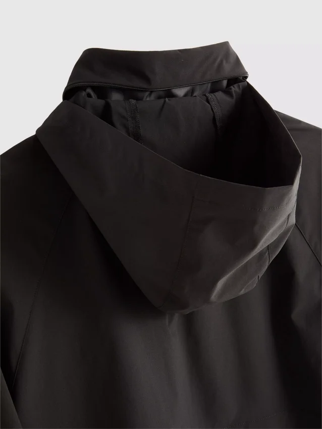 Pakattava vetoketjullinen sadetakki