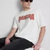 Pantera-grafiikalla varustettu T-paita