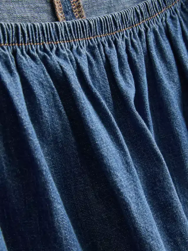 Paula Echevarría -denimpaita, pussihihat