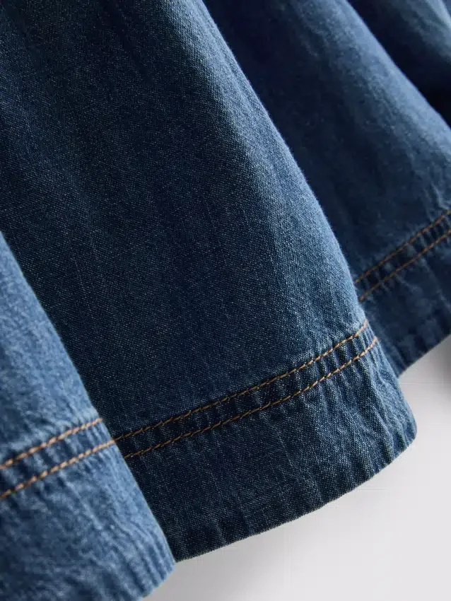 Paula Echevarría -denimpaita, pussihihat