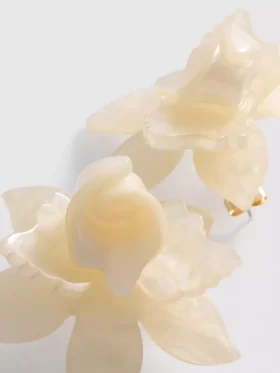 Paula Echevarrían kukka-aiheiset 3D-korvakorut