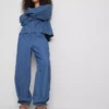 Paula Echevarrían puuvillapitoiset denim-harem-housut