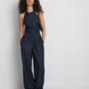 Paula Echevarrían puuvillapitoiset denim-harem-housut