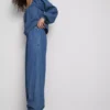 Paula Echevarrían puuvillapitoiset denim-harem-housut