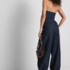 Paula Echevarrían puuvillapitoiset denim-harem-housut