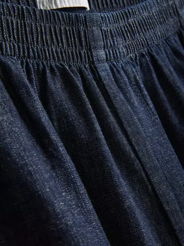 Paula Echevarrían puuvillapitoiset denim-harem-housut