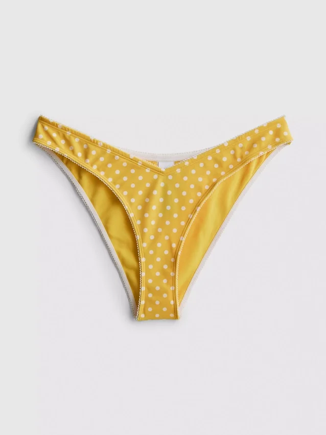 Pilkulliset brasilialaiset bikinialushousut