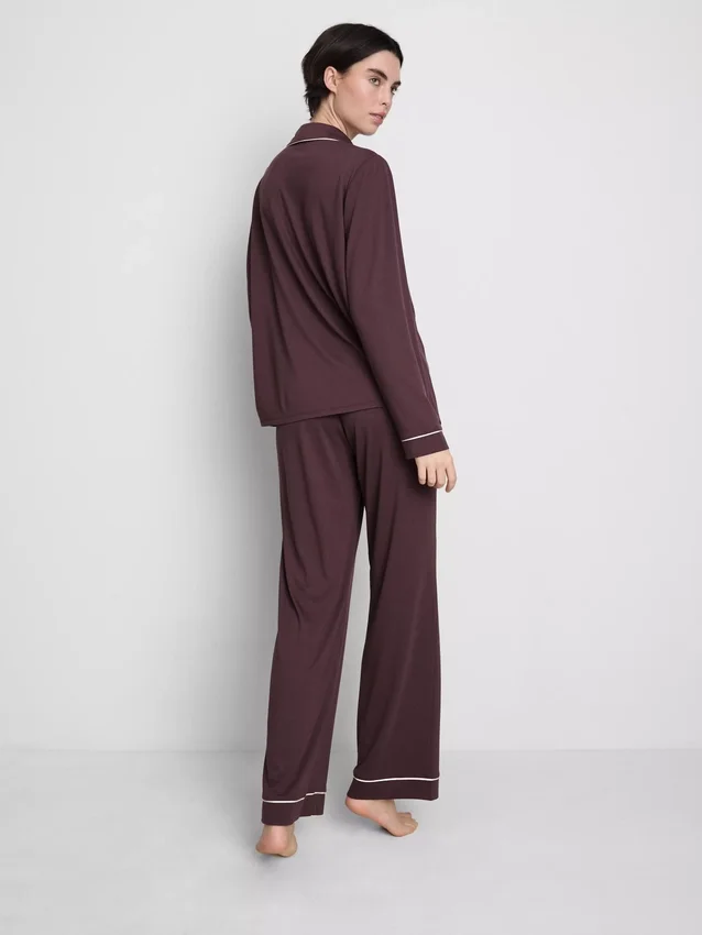 Piped-jersey-poikaystävän pyjama