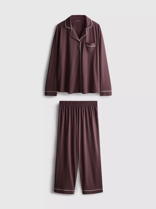 Piped-jersey-poikaystävän pyjama