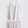 Pitsireunaiset cami-pyjamat