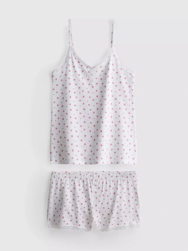 Pitsireunaiset cami-pyjamat