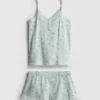 Pitsireunaiset cami-pyjamat