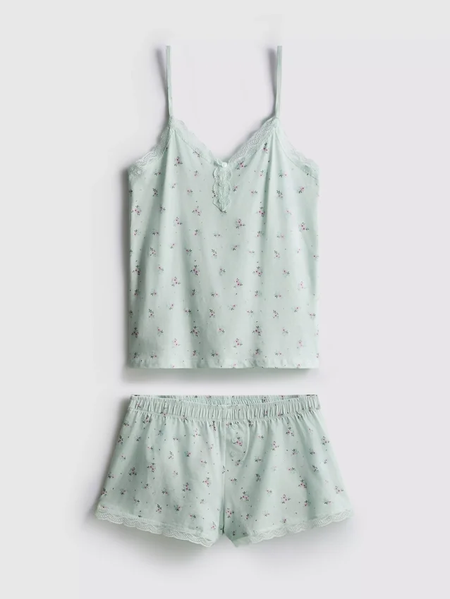 Pitsireunaiset cami-pyjamat