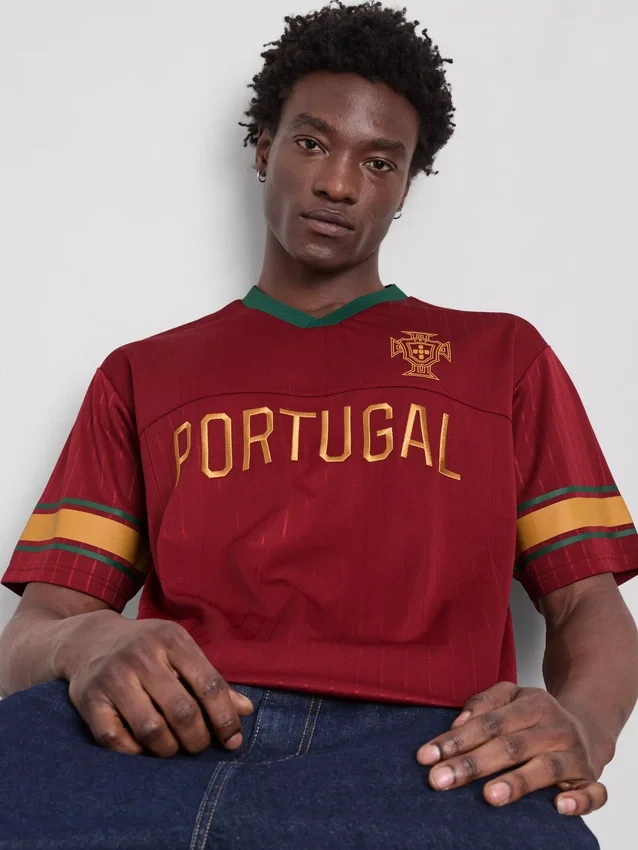Portugal-lyhythihainen t-paita