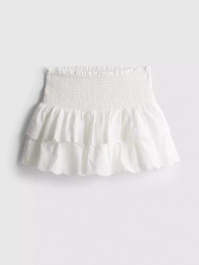 Primark-kohtaus | puuvillainen röyhelöinen minihame