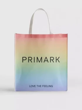 Primark Pride -suuri uudelleenkäytettävä kassi