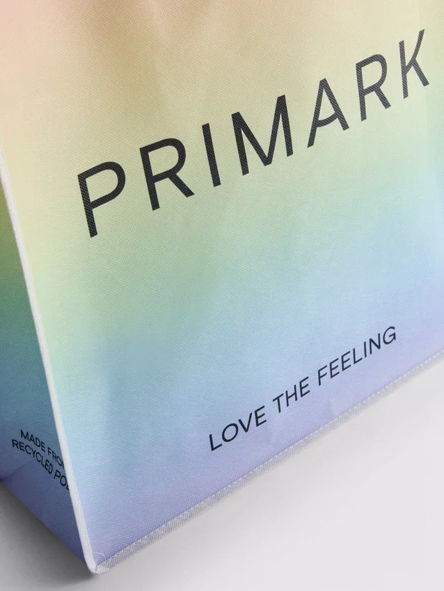 Primark Pride -suuri uudelleenkäytettävä kassi