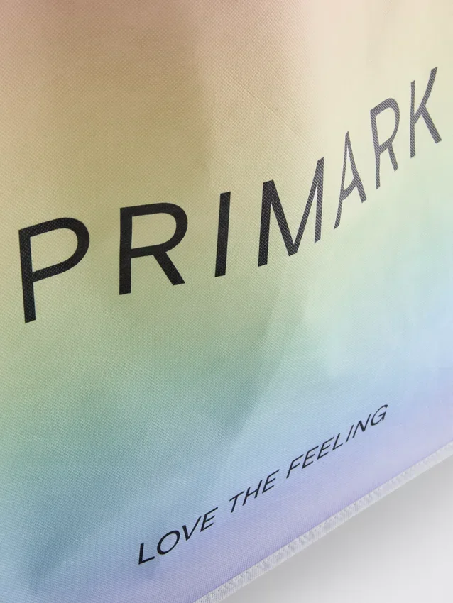 Primark Pride XL -uudelleenkäytettävä kassi