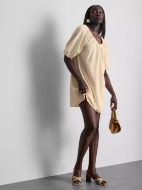 Puffihihainen mini-smock-meko