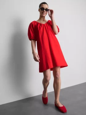 Puffihihainen mini-smock-meko