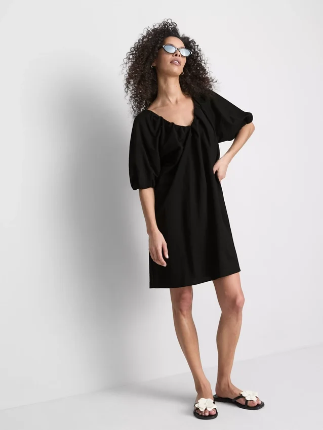 Puffihihainen mini-smock-meko