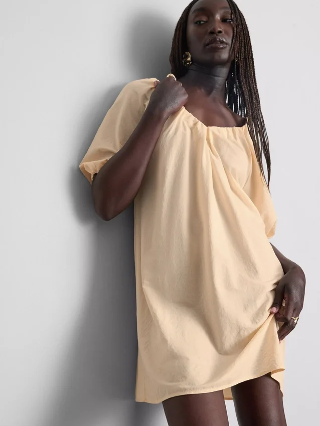 Puffihihainen mini-smock-meko