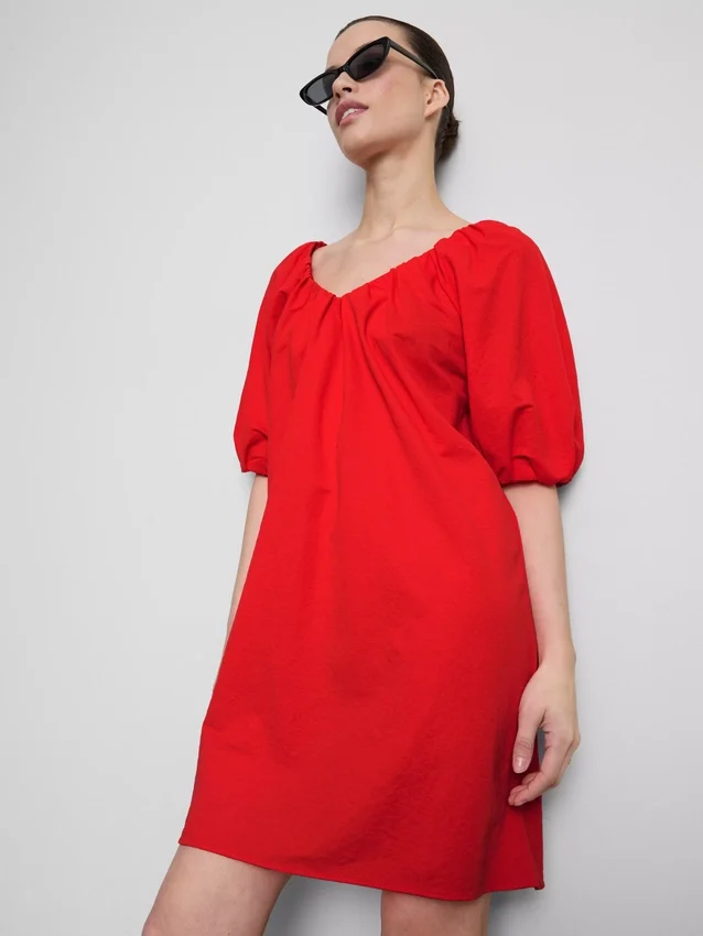 Puffihihainen mini-smock-meko
