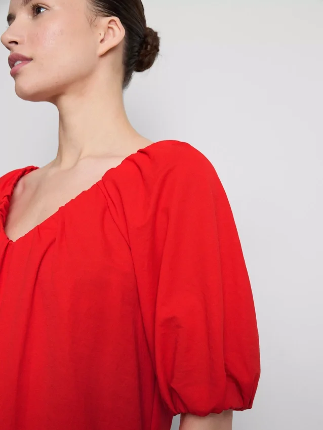 Puffihihainen mini-smock-meko