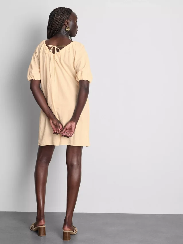 Puffihihainen mini-smock-meko