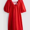 Puffihihainen mini-smock-meko