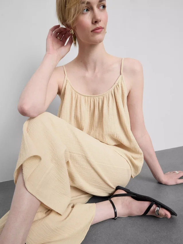 Puhdas puuvillainen cami
