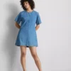 Puuvilladenim-minimekko