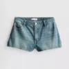 Puuvilladenim-minishortsit
