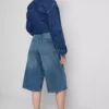 Puuvilladenim-shortit