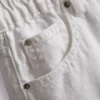 Puuvilladenimiset A-linjaiset shortsit