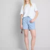 Puuvilladenimiset bermudashortsit