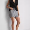 Puuvilladenimiset jogger-shortsit