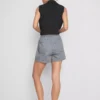 Puuvilladenimiset jogger-shortsit