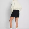 Puuvilladenimiset jogger-shortsit