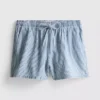 Puuvilladenimiset jogger-shortsit
