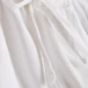 Puuvilladenimiset jogger-shortsit