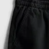 Puuvilladenimiset jogger-shortsit