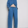 Puuvilladenimiset kapenevat jogger-farkut