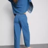 Puuvilladenimiset kapenevat jogger-farkut