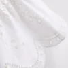 Puuvillainen broderie-koristeltu etuosa