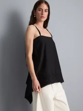 Puuvillainen hanky-helma-cami-toppi