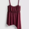 Puuvillainen hanky-helma-cami-toppi