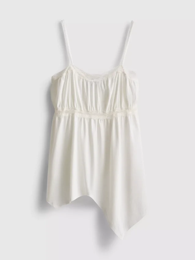 Puuvillainen hanky-helma-cami-toppi
