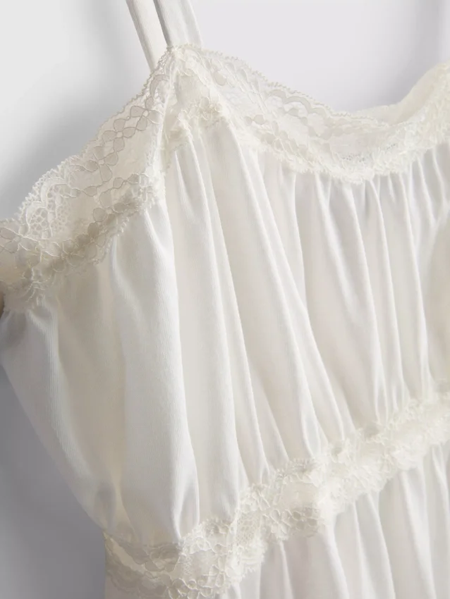 Puuvillainen hanky-helma-cami-toppi